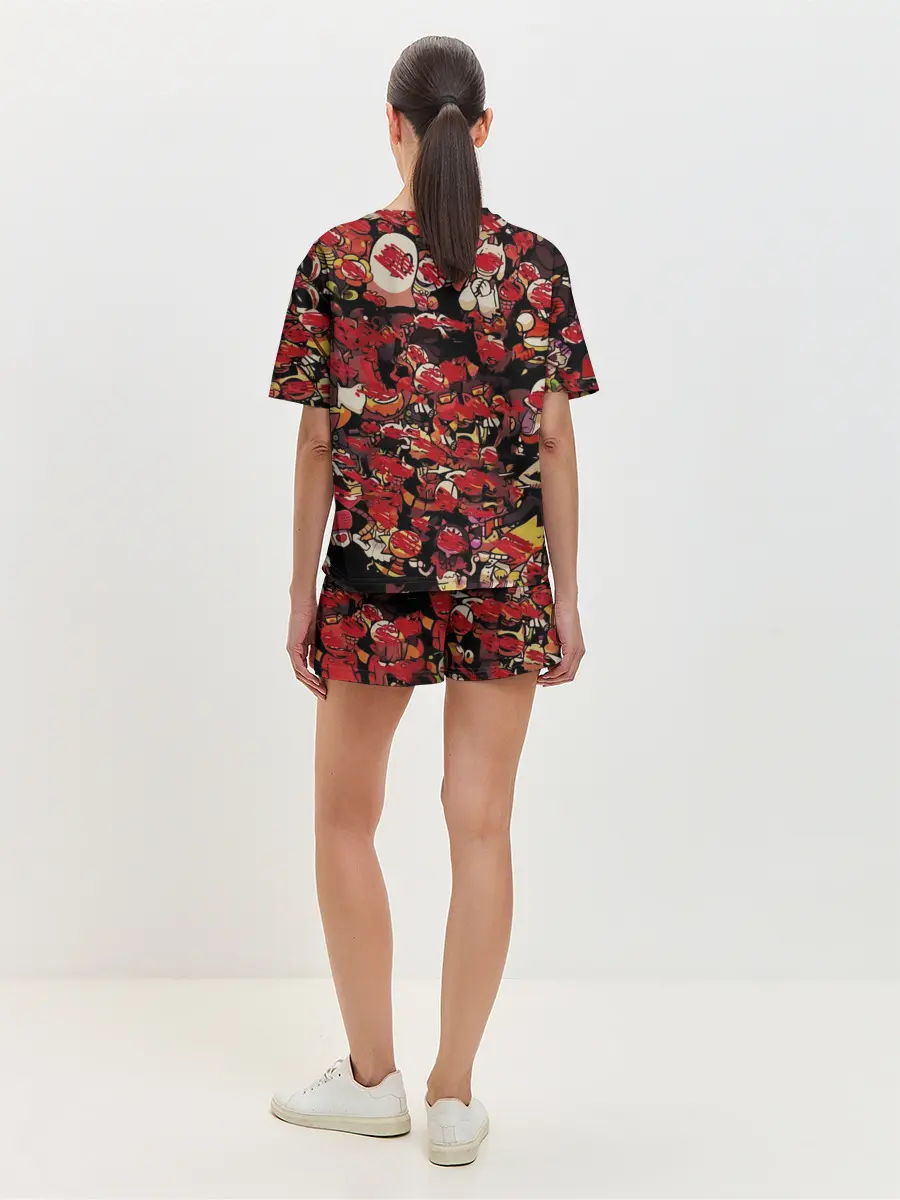 Женская пижама с шортами / UNDERTALE CHARA