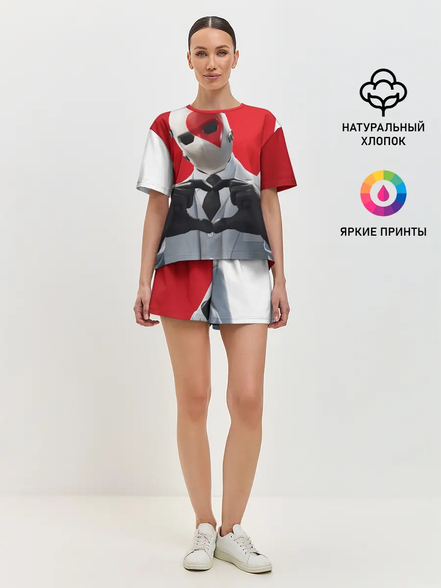 Женская пижама с шортами / Fortnite