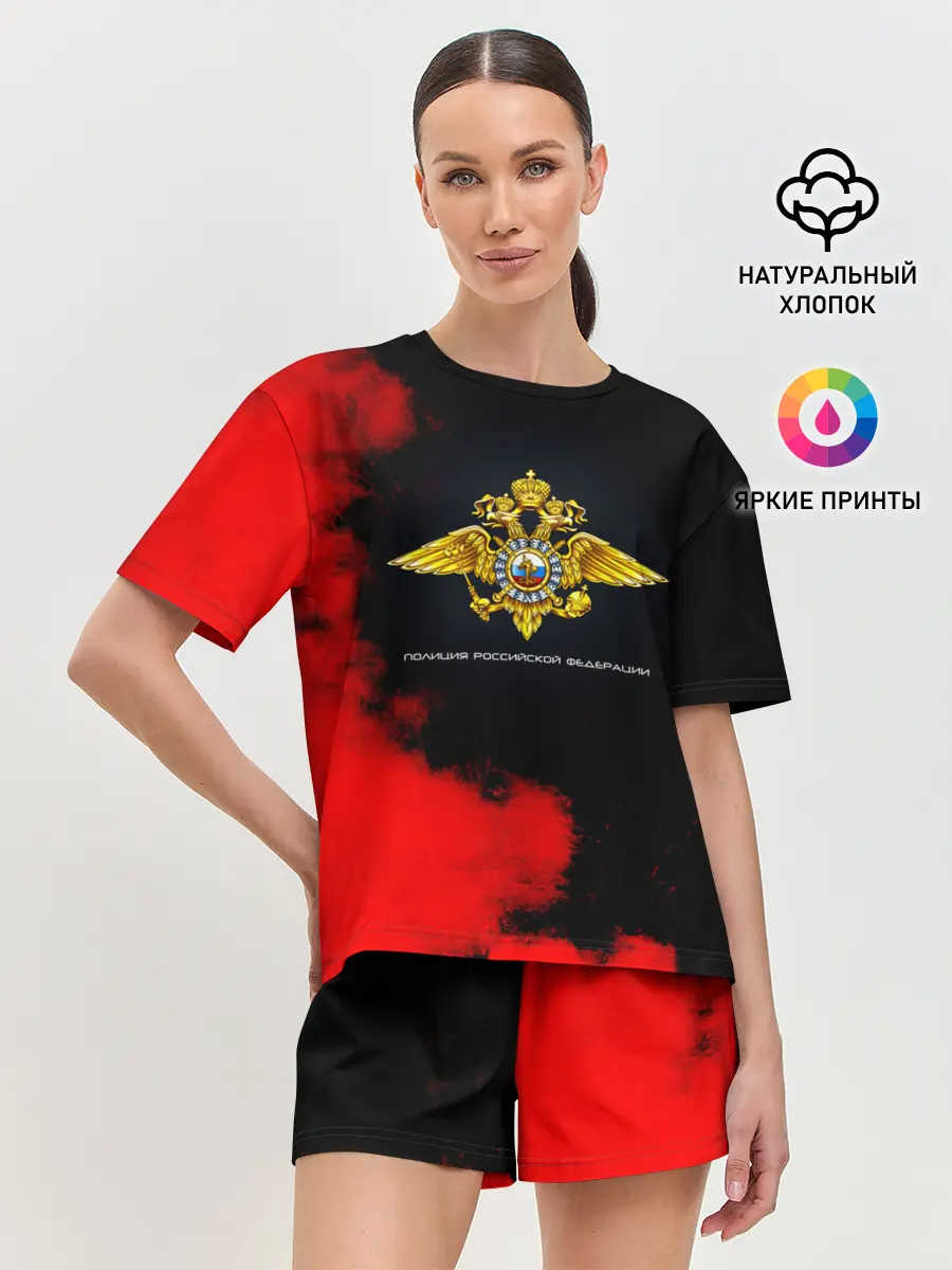 Женская пижама с шортами / Полиция Российской Федерации