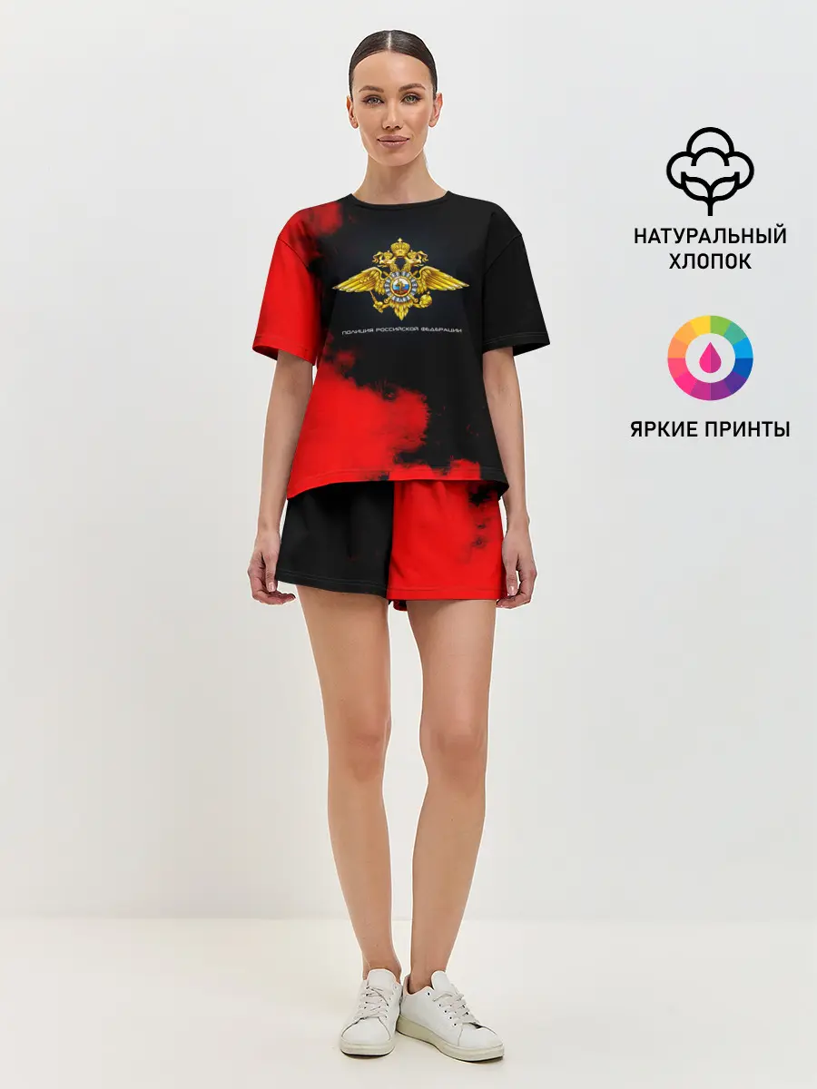 Женская пижама с шортами / Полиция Российской Федерации