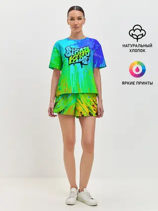 Женская пижама с шортами / Stray Kids