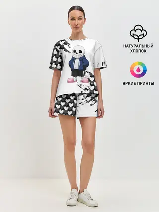 Женская пижама с шортами / UNDERTALE