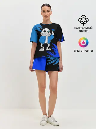 Женская пижама с шортами / UNDERTALE