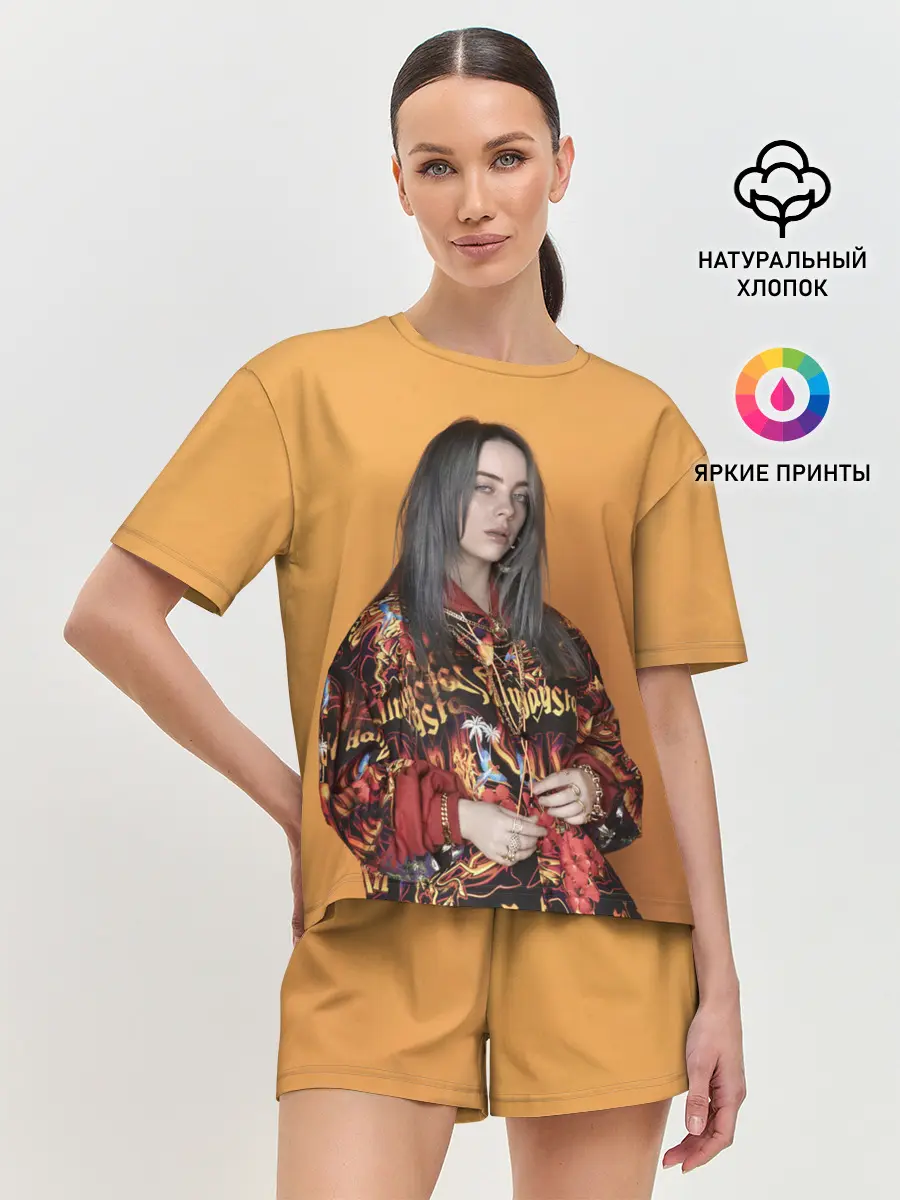 Женская пижама с шортами / Билли Айлиш