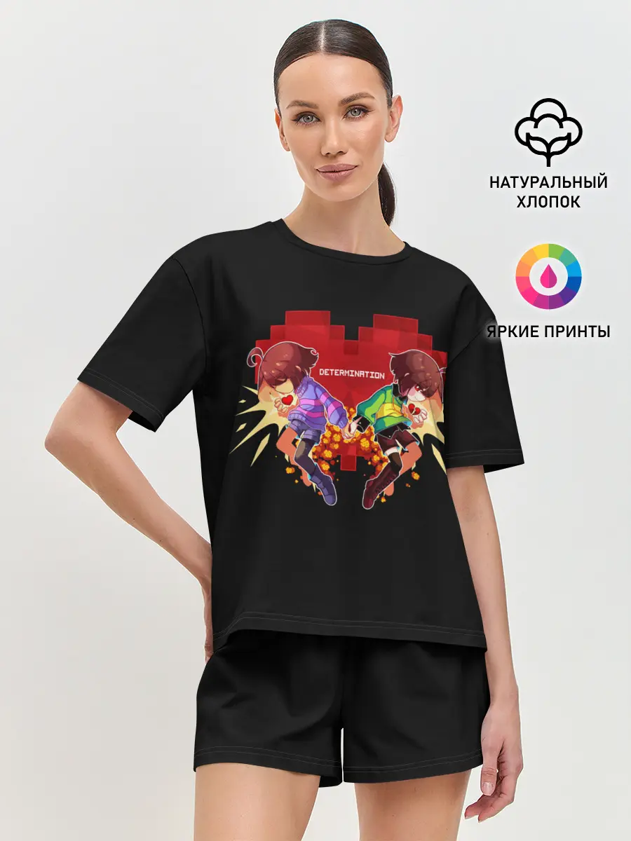 Женская пижама с шортами / UNDERTALE