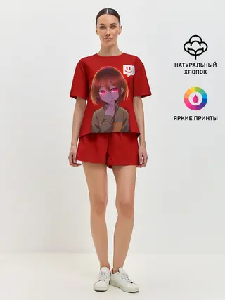 Женская пижама с шортами / UNDERTALE