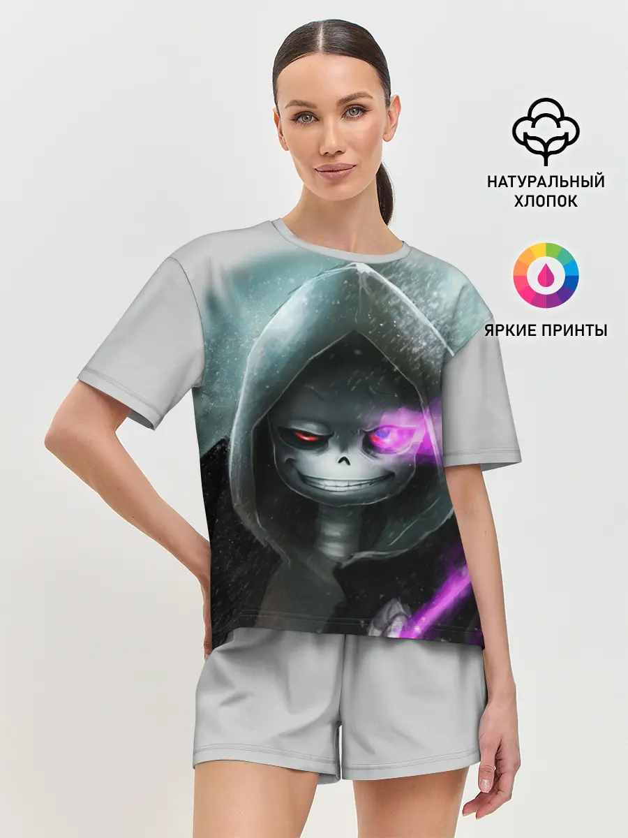 Женская пижама с шортами / UNDERTALE