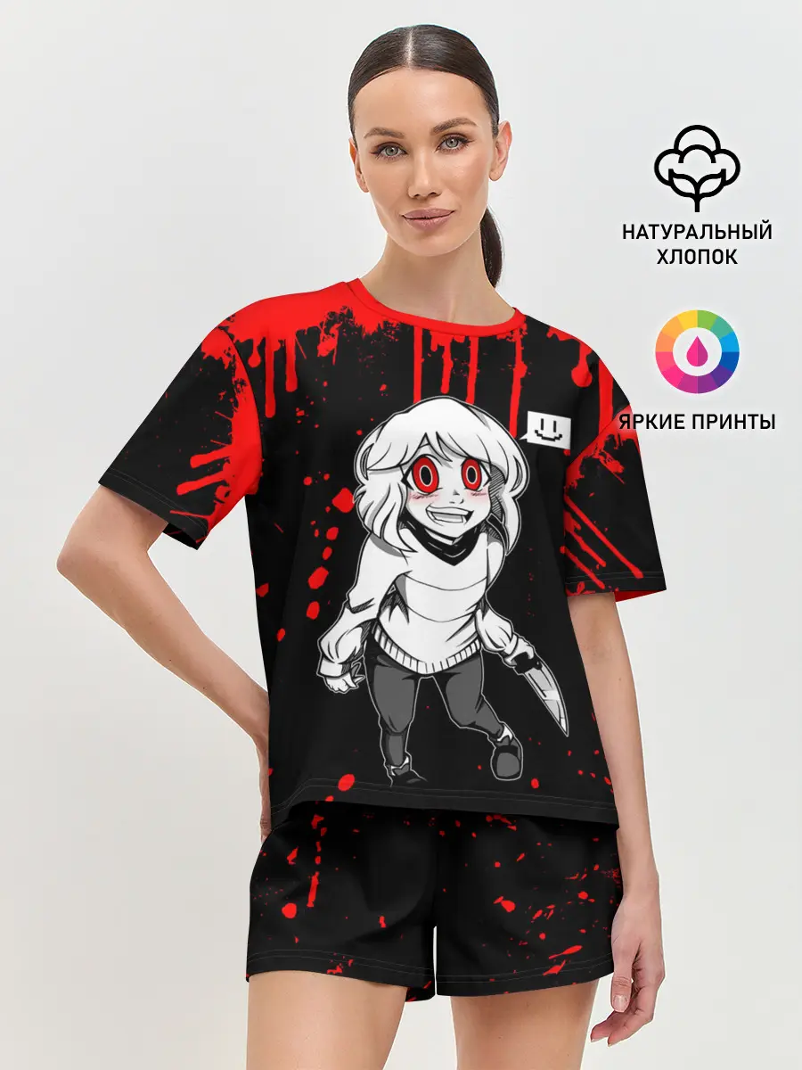 Женская пижама с шортами / UNDERTALE