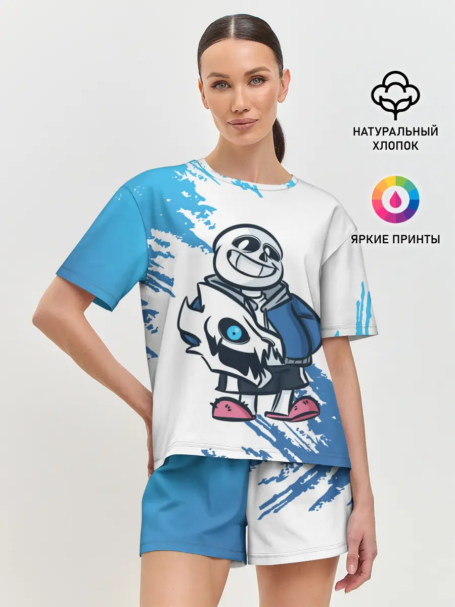 Женская пижама с шортами / UNDERTALE