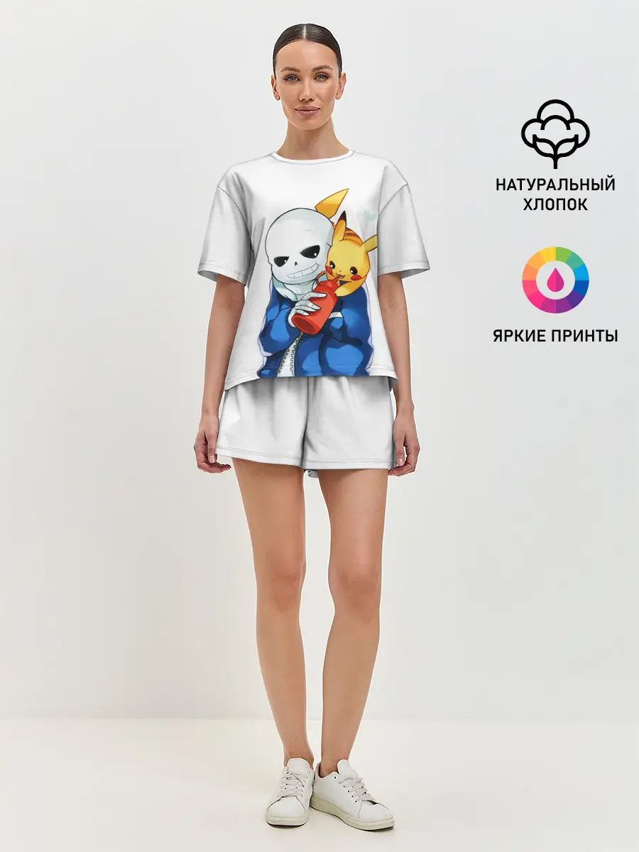 Женская пижама с шортами / UNDERTALE