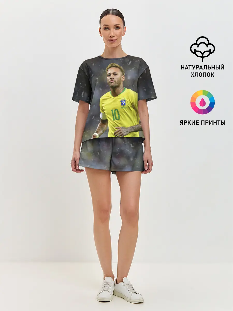 Женская пижама с шортами / Неймар