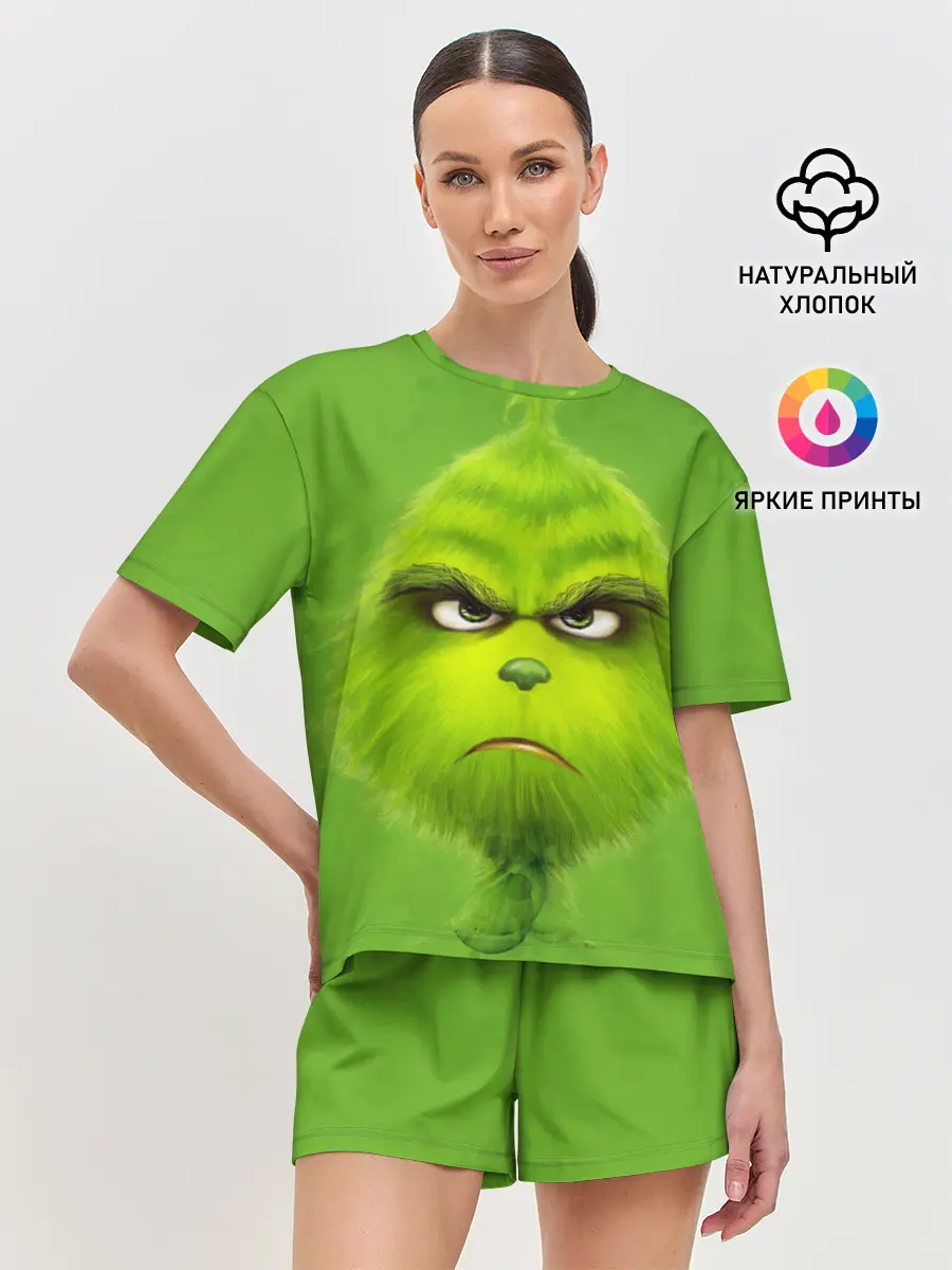 Женская пижама с шортами / The Grinch