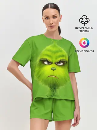 Женская пижама с шортами / The Grinch