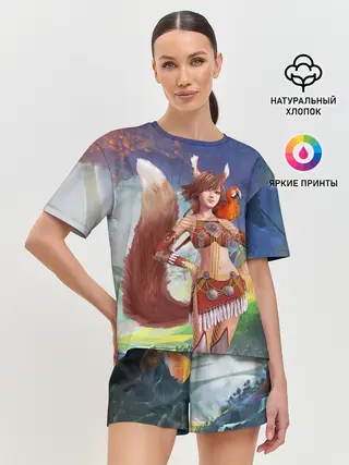 Женская пижама с шортами / Zoomorph PW