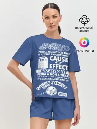 Женская пижама с шортами / Doctor Who