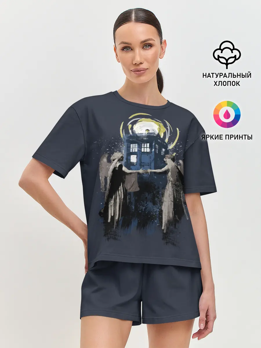 Женская пижама с шортами / Doctor Who