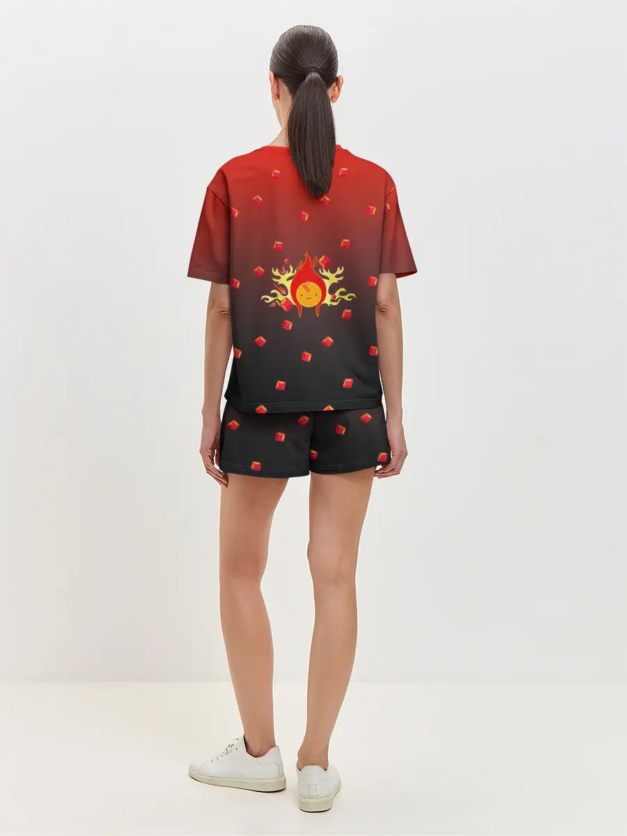 Женская пижама с шортами / Flame Princess