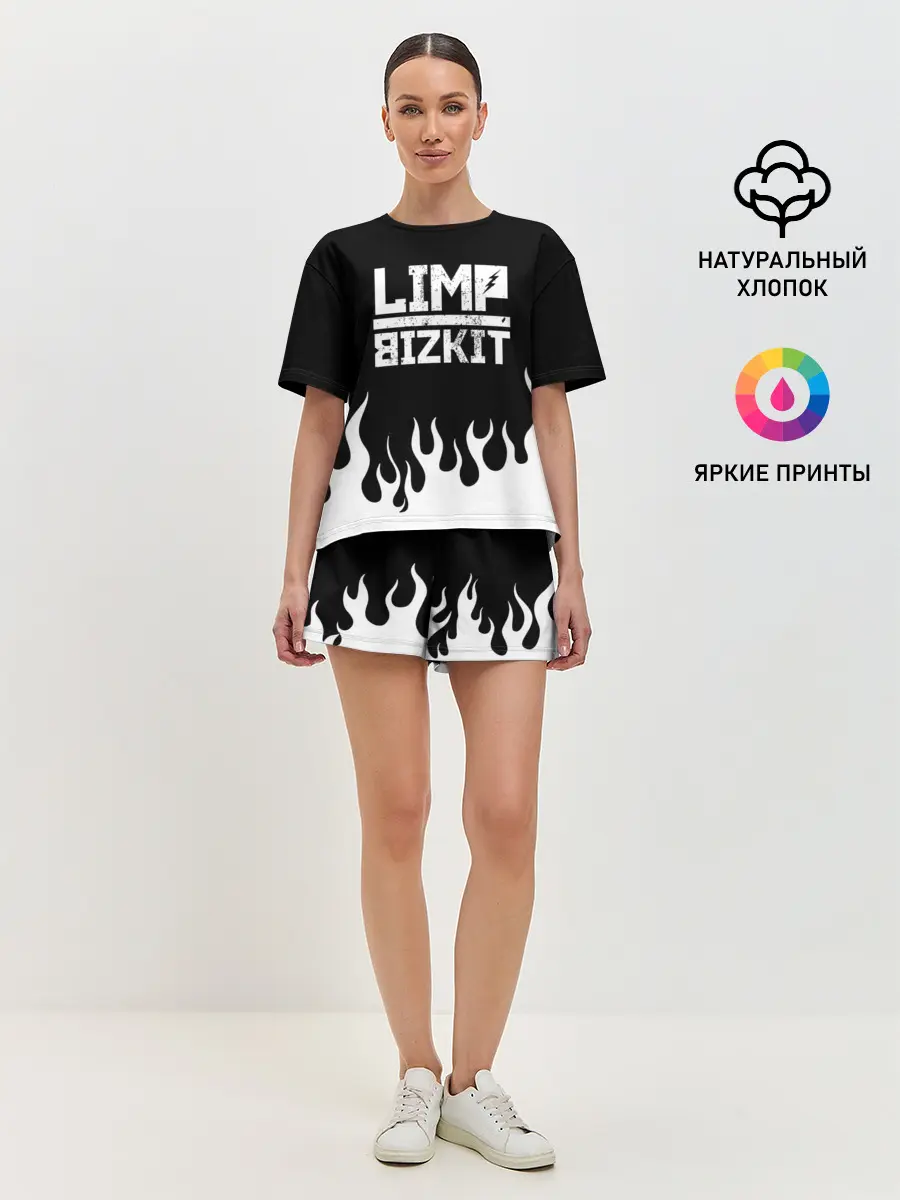 Женская пижама с шортами / Limp Bizkit