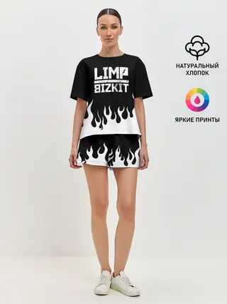 Женская пижама с шортами / Limp Bizkit