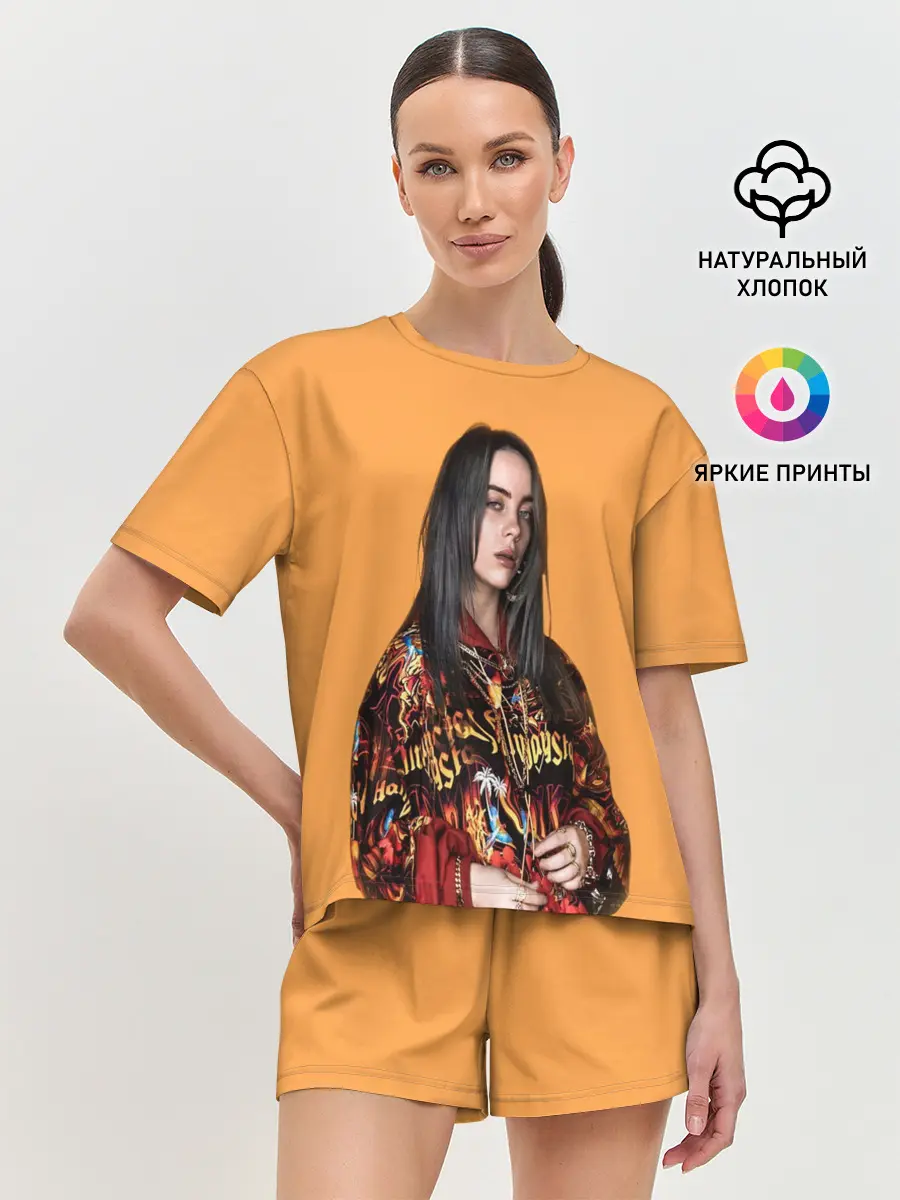 Женская пижама с шортами / Billie eilish