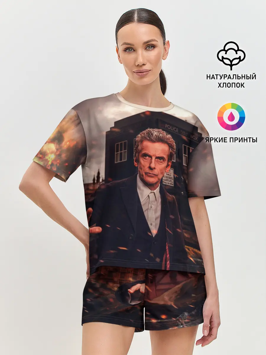 Женская пижама с шортами / Доктор Кто