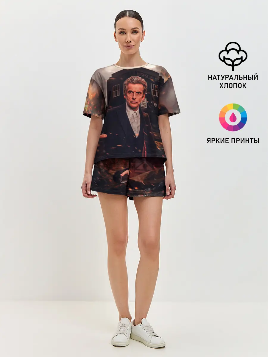 Женская пижама с шортами / Доктор Кто