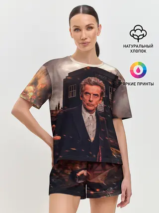 Женская пижама с шортами / Доктор Кто