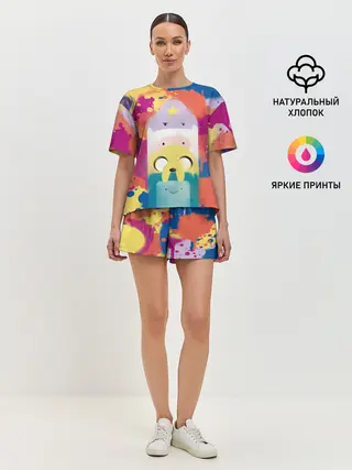 Женская пижама с шортами / Adventure Time