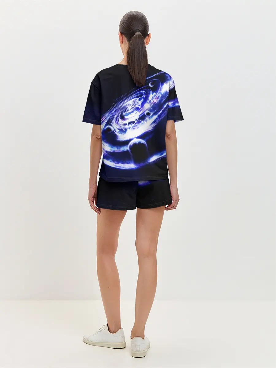 Женская пижама с шортами / GALAXY