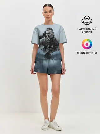 Женская пижама с шортами / vikings