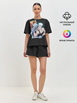 Женская пижама с шортами / Приключения ДжоДжо
