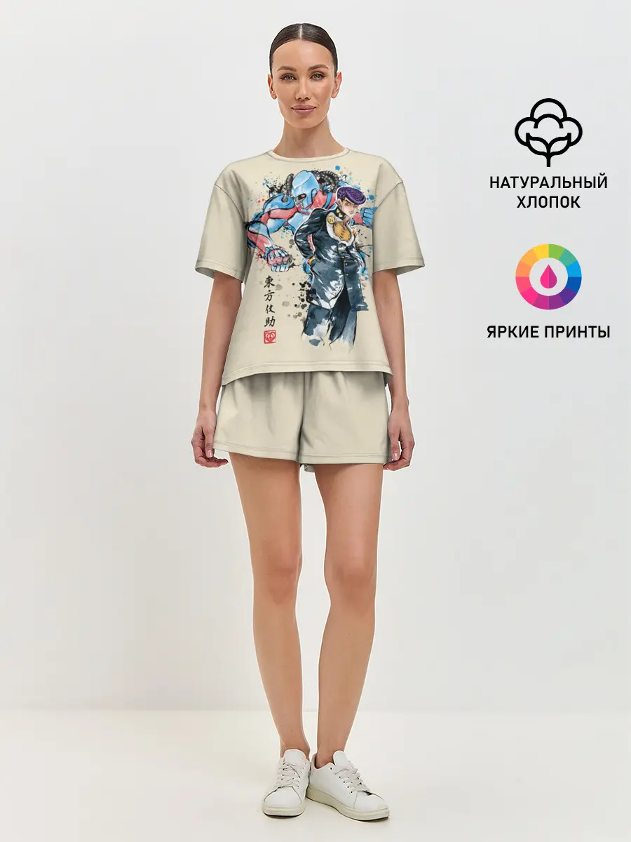 Женская пижама с шортами / Приключения ДжоДжо