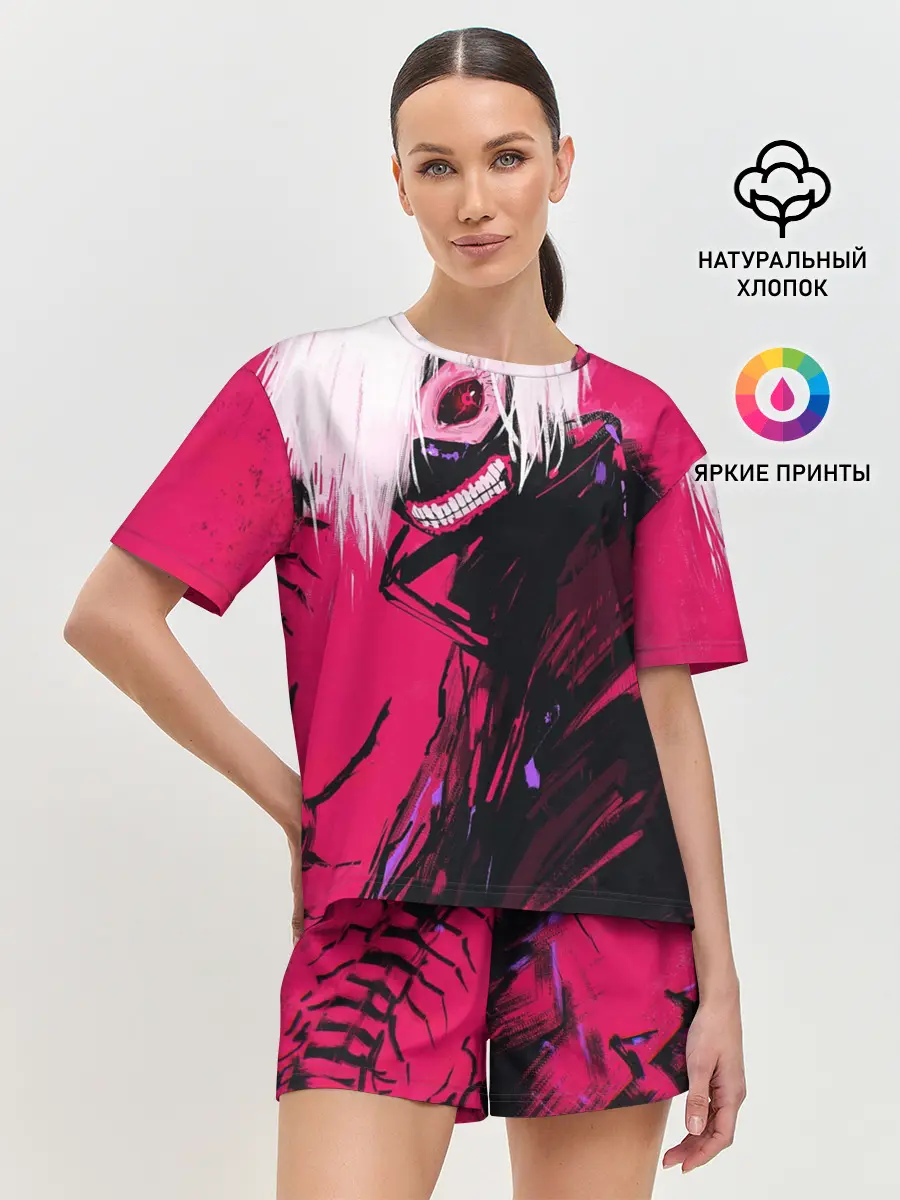 Женская пижама с шортами / Токийский Гуль