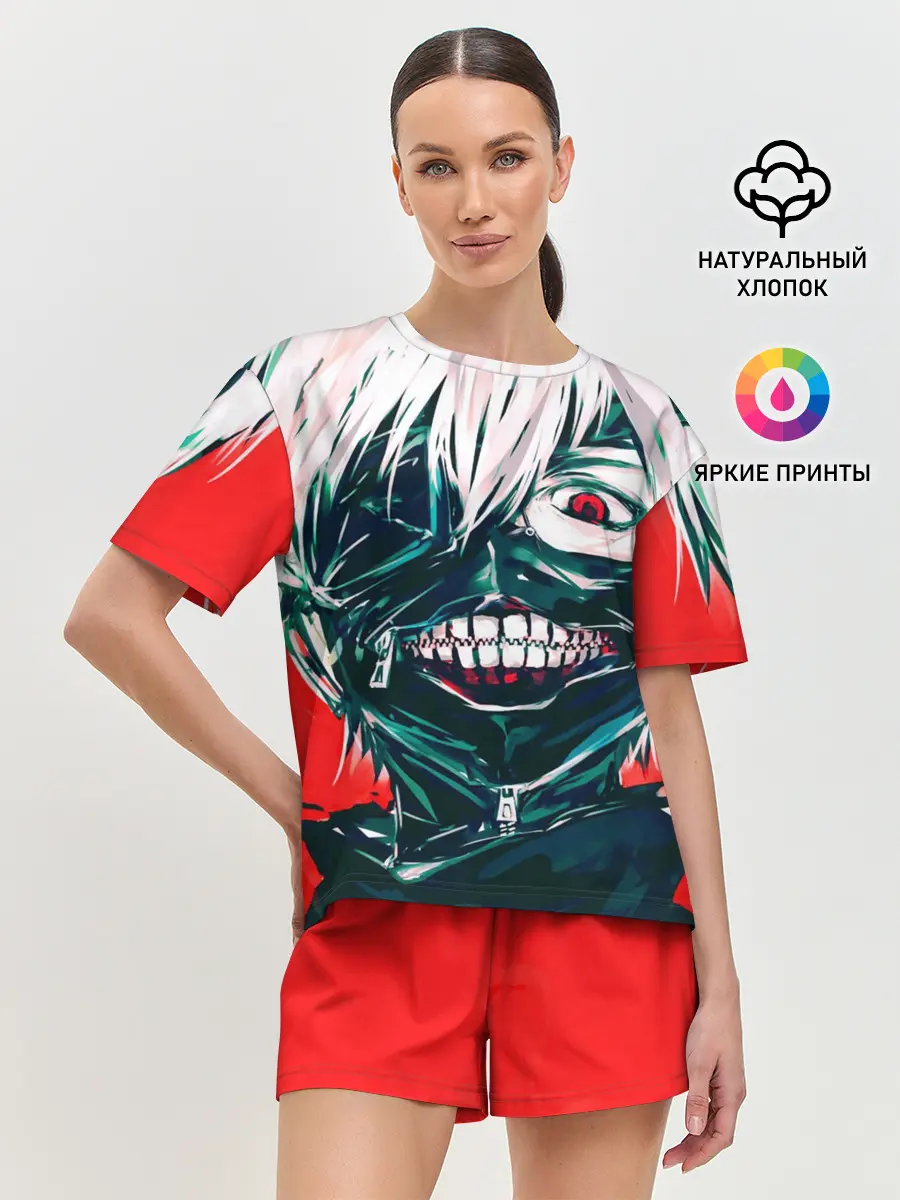 Женская пижама с шортами / Токийский Гуль