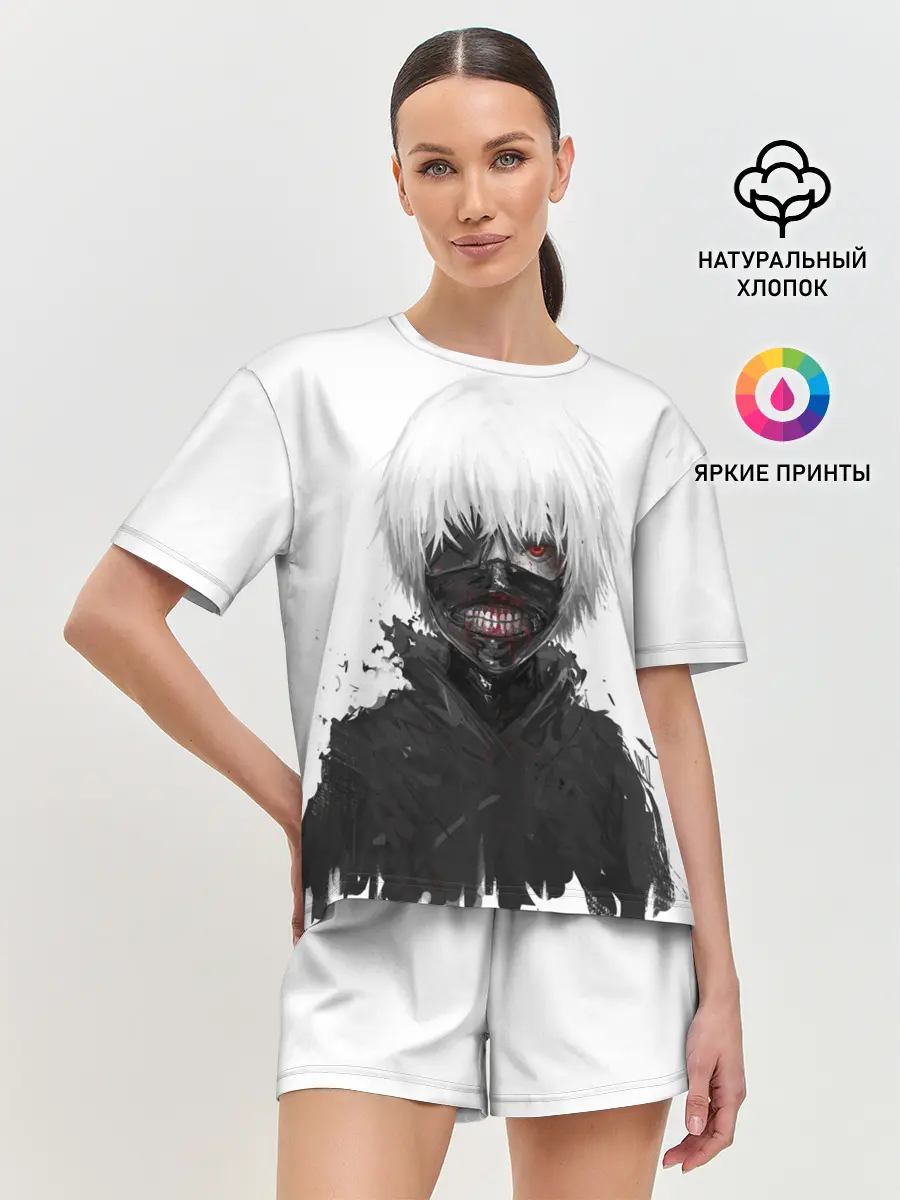 Женская пижама с шортами / Токийский Гуль