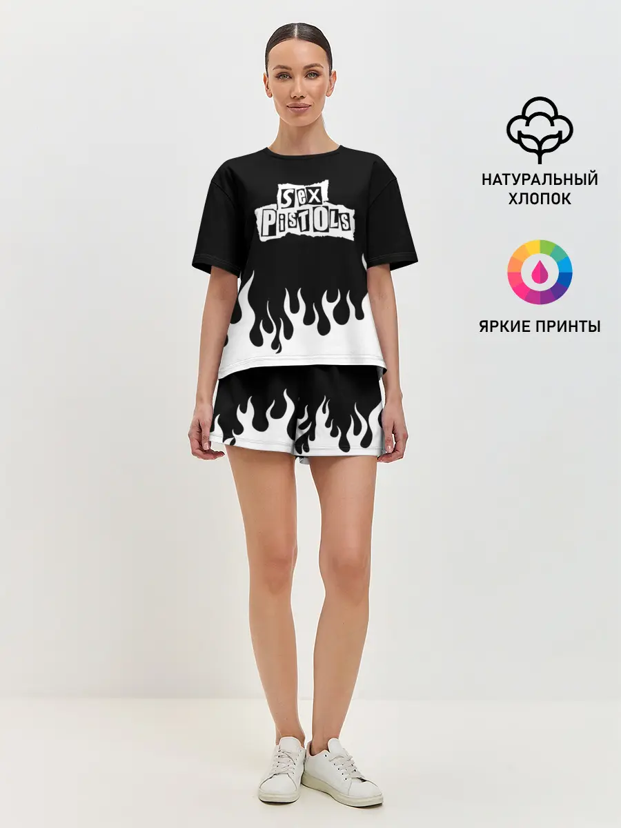 Женская пижама с шортами / Sex Pistols