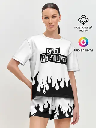 Женская пижама с шортами / Sex Pistols