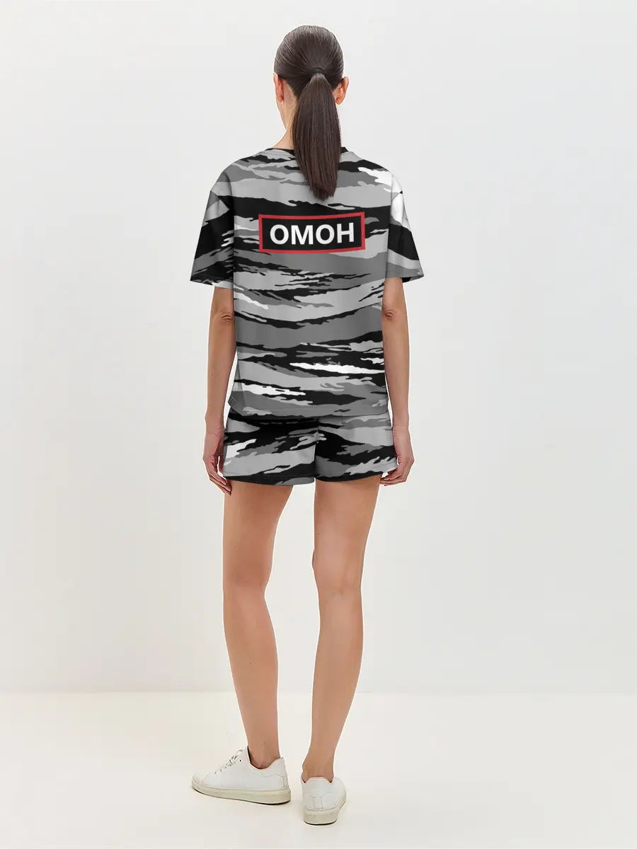 Женская пижама с шортами / ОМОН