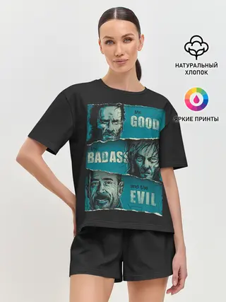 Женская пижама с шортами / Good, Badass, Evil