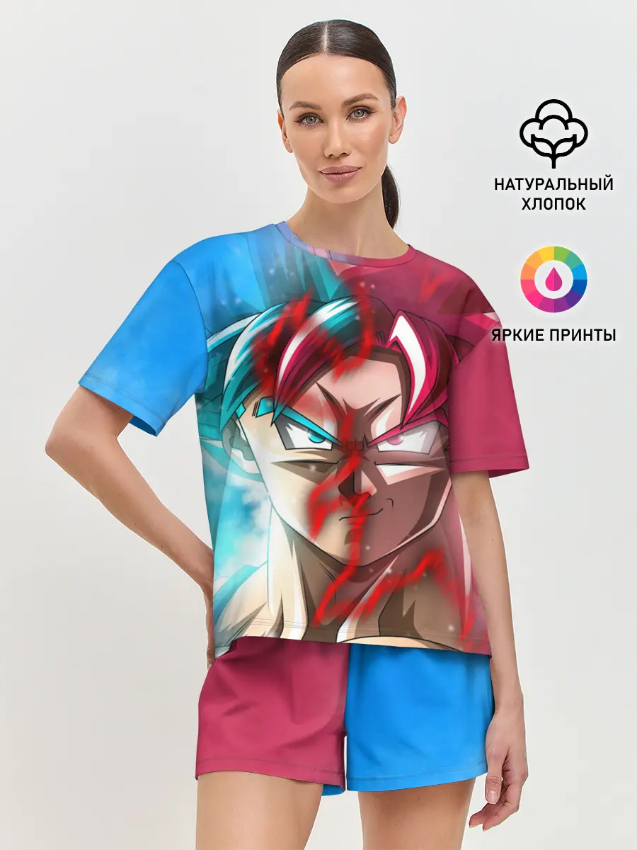 Женская пижама с шортами / Гохан