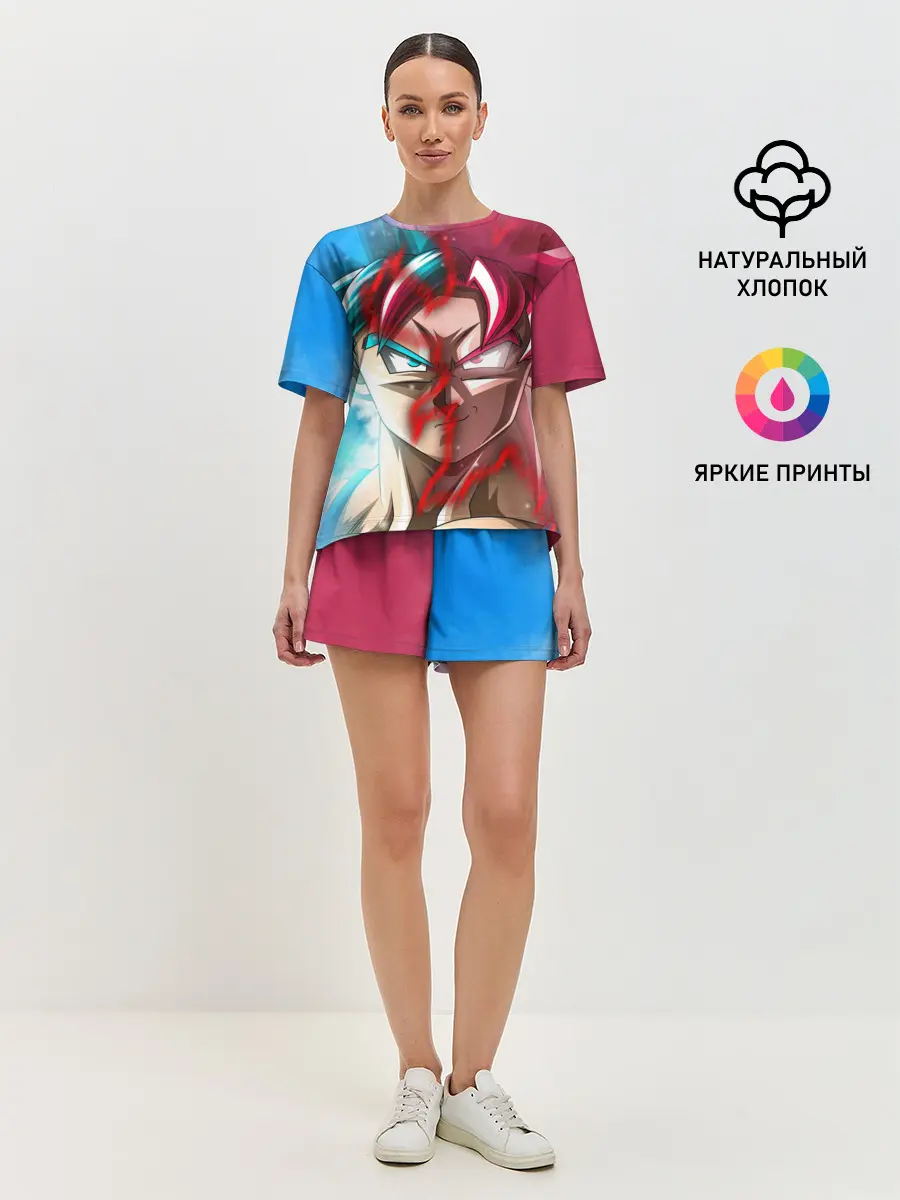 Женская пижама с шортами / Гохан