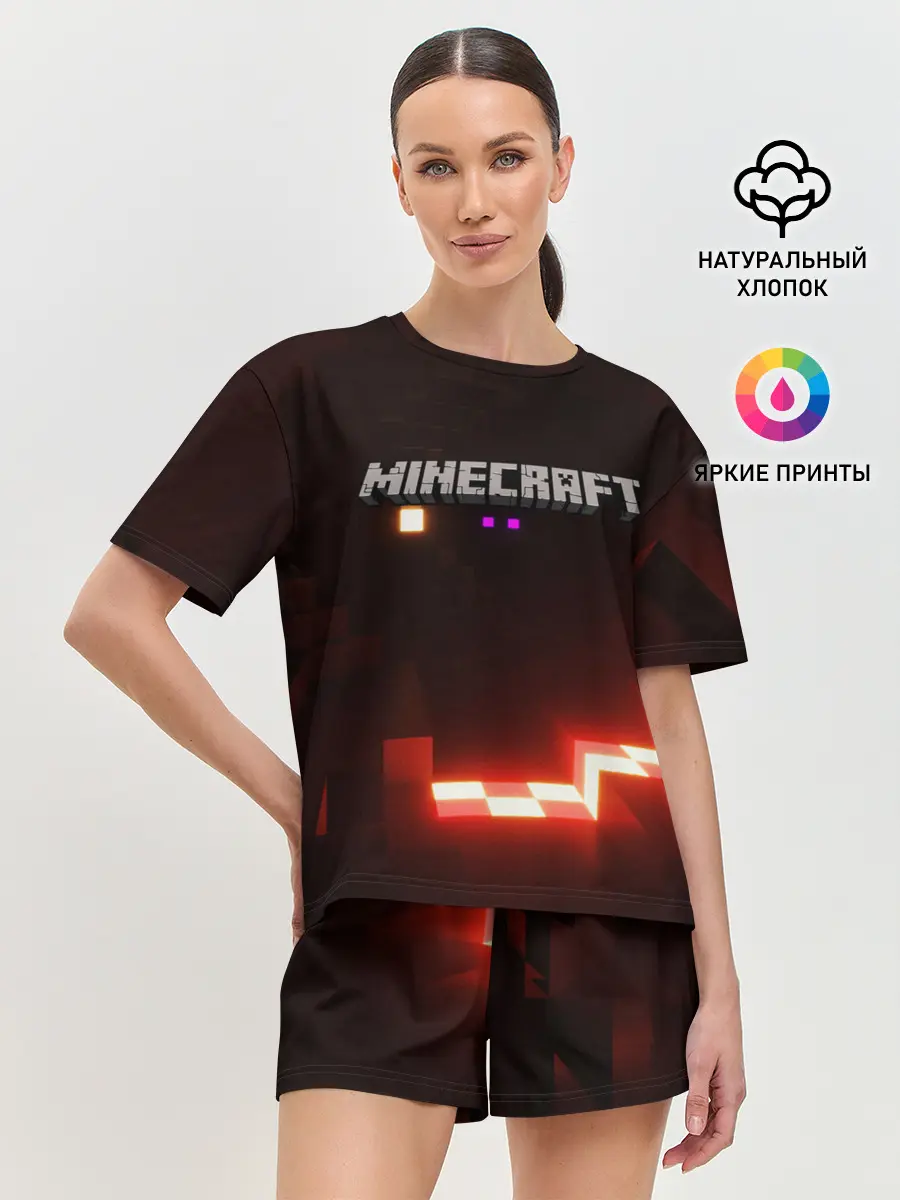 Женская пижама с шортами / MINECRAFT