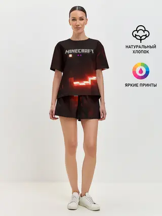 Женская пижама с шортами / MINECRAFT