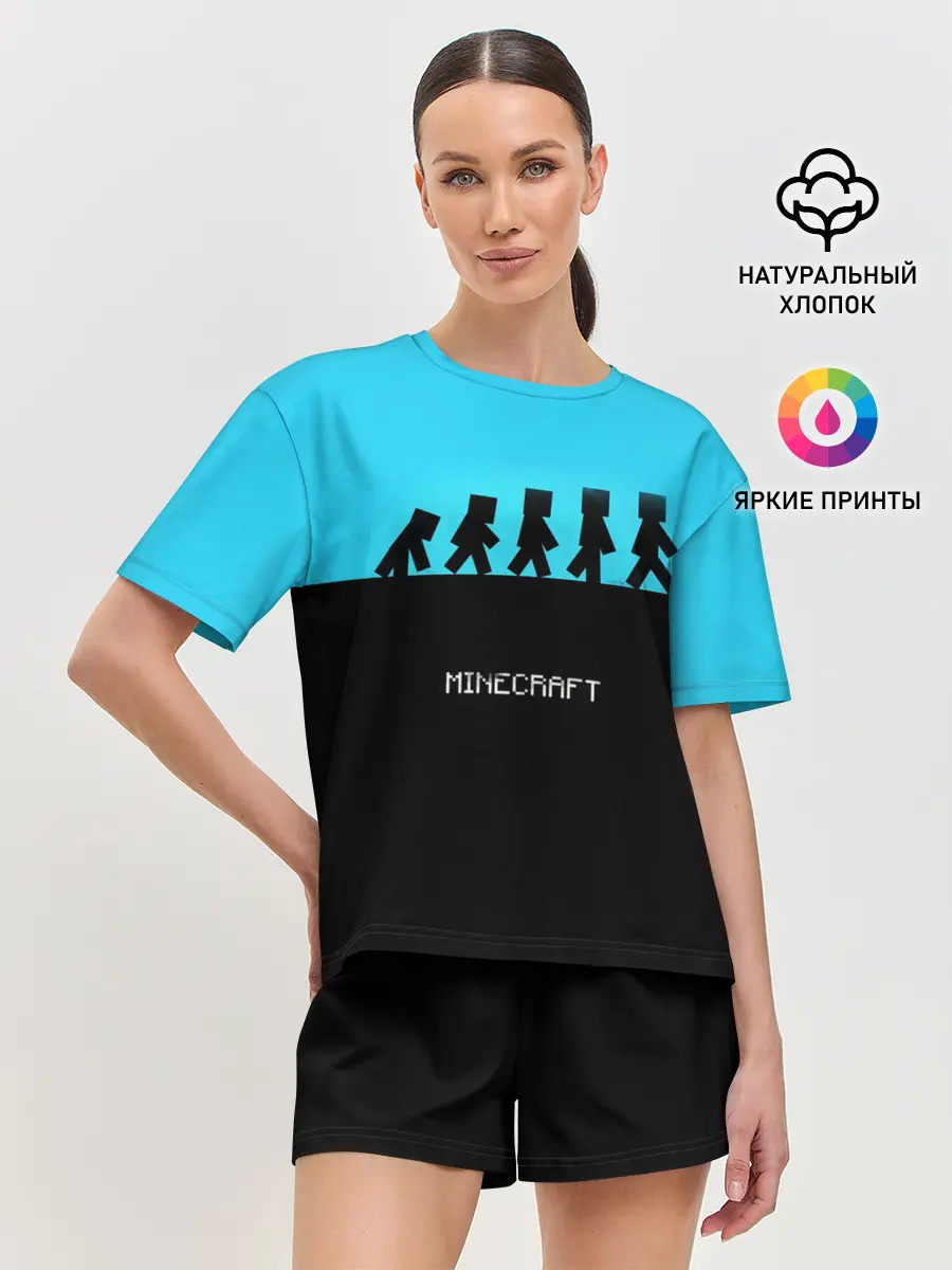 Женская пижама с шортами / MINECRAFT