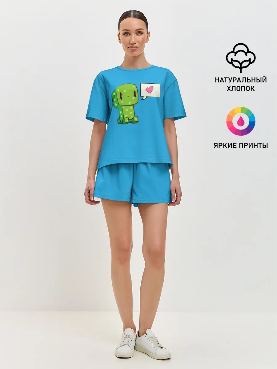 Женская пижама с шортами / MINECRAFT