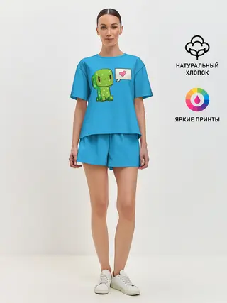 Женская пижама с шортами / MINECRAFT