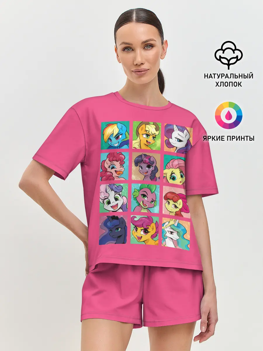 Женская пижама с шортами / My little pony