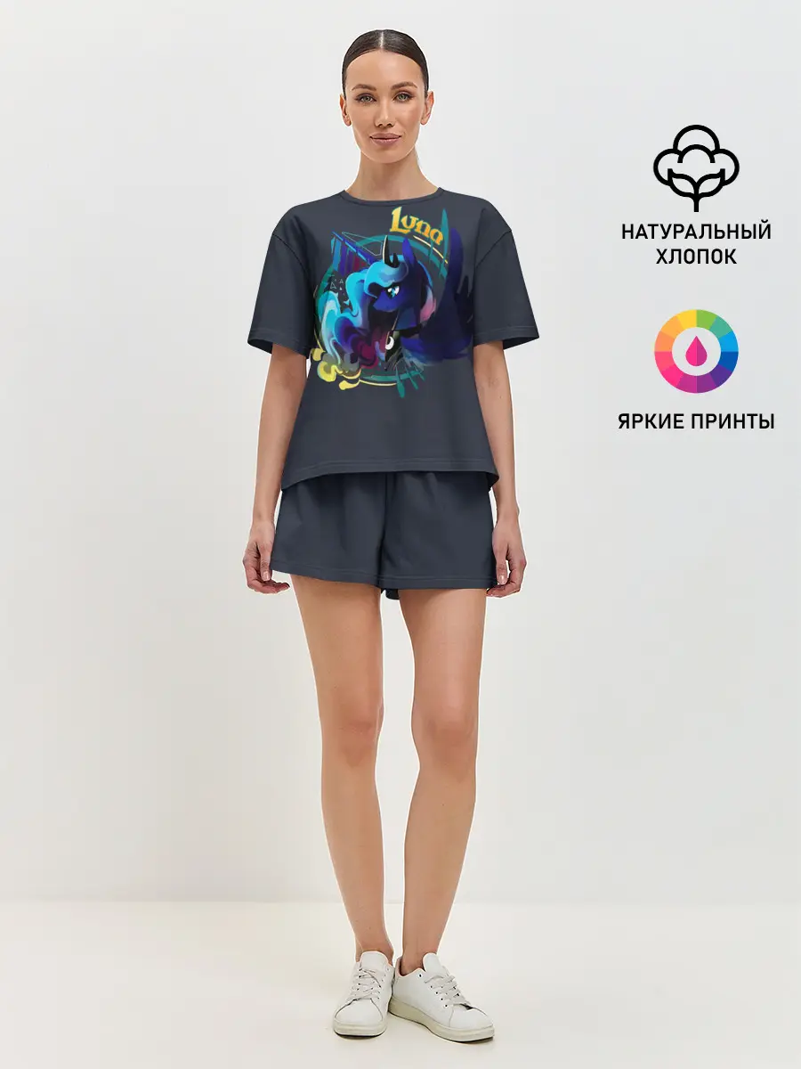 Женская пижама с шортами / My little pony Luna