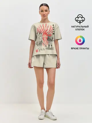 Женская пижама с шортами / Принцесса Мононоке