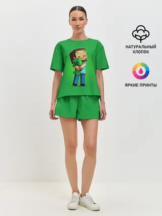Женская пижама с шортами / MINECRAFT